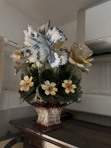 Capodimonte vaso fiori in - vaso,