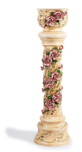 Vaso ceramica capodimonte - vaso,