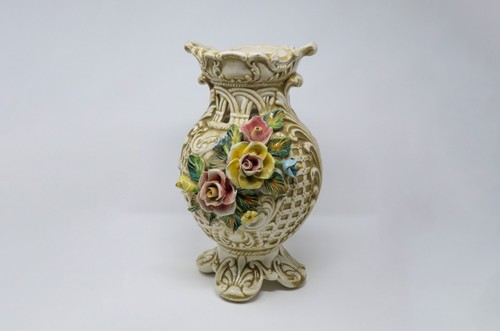 Vaso ceramica capodimonte - vaso,