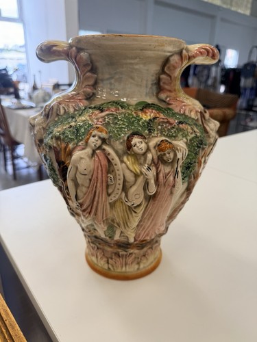 Vaso ceramica capodimonte - di,