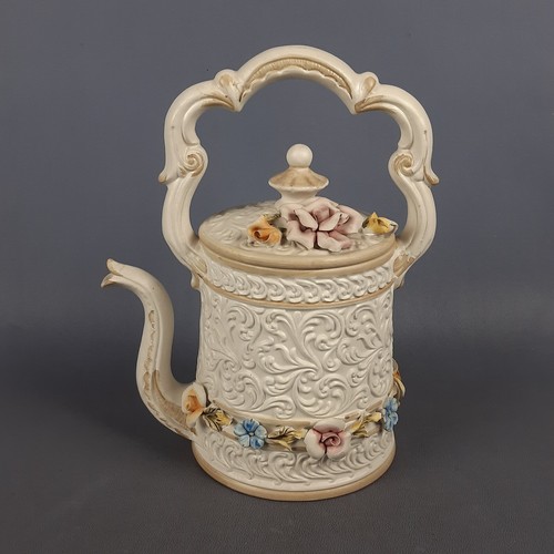 Brocca ceramica capodimonte - brocca,