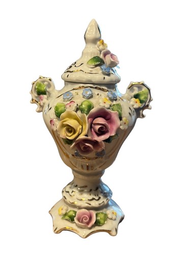 Vaso ceramica capodimonte - vaso,