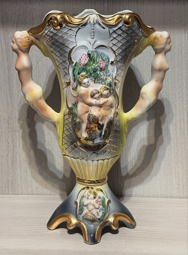 Vaso ceramica capodimonte - ceramica,