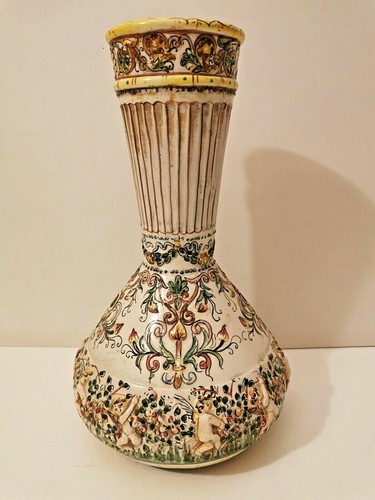 Vaso ceramica rilievo - ceramica,