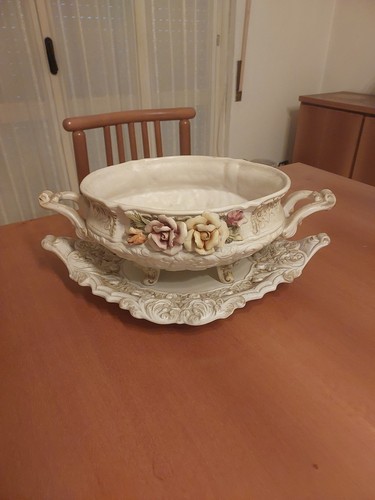 Vaso ceramica capodimonte - vaso,