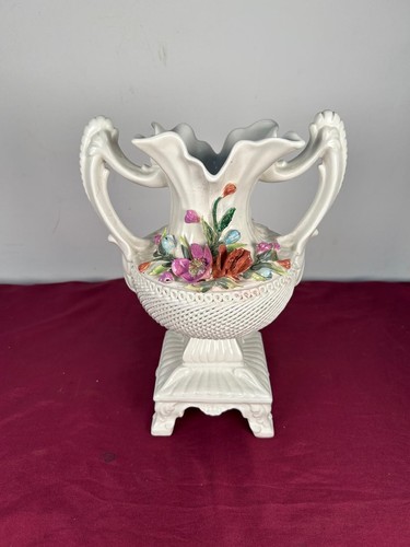 Vaso vintage stile capodimonte