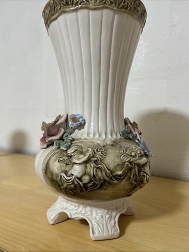 Vaso capodimonte ceramica - vaso,